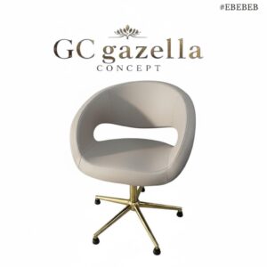 Kuaför Saç Tarama ve Kesim Koltuğu Leto Kırık Beyaz