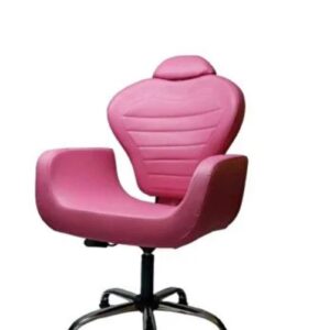 Lüks Makyaj Koltuğu - Yıldız Ayak Pembe