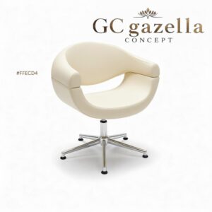 Kuaför Saç Kesim ve Tarama Koltuğu - Çift Kat Beyaz