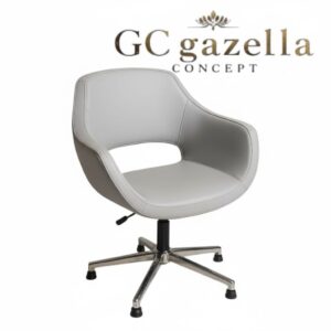 Kuaför Saç Kesim ve Tarama Koltuğu Monev Kırık Beyaz