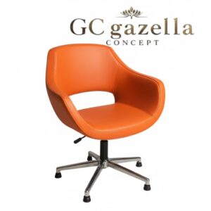 Kuaför Saç Kesim ve Tarama Koltuğu - Monev Turuncu