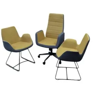 Ofis Koltuk Takımı – Müdür – Misafir Koltuk Takımı Lacivert içi Krem