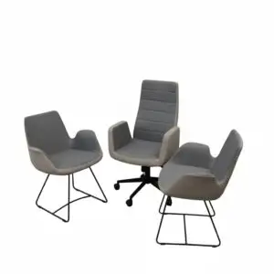 Ofis Koltuk Takımı – Müdür – Misafir Koltuk Takımı Gri