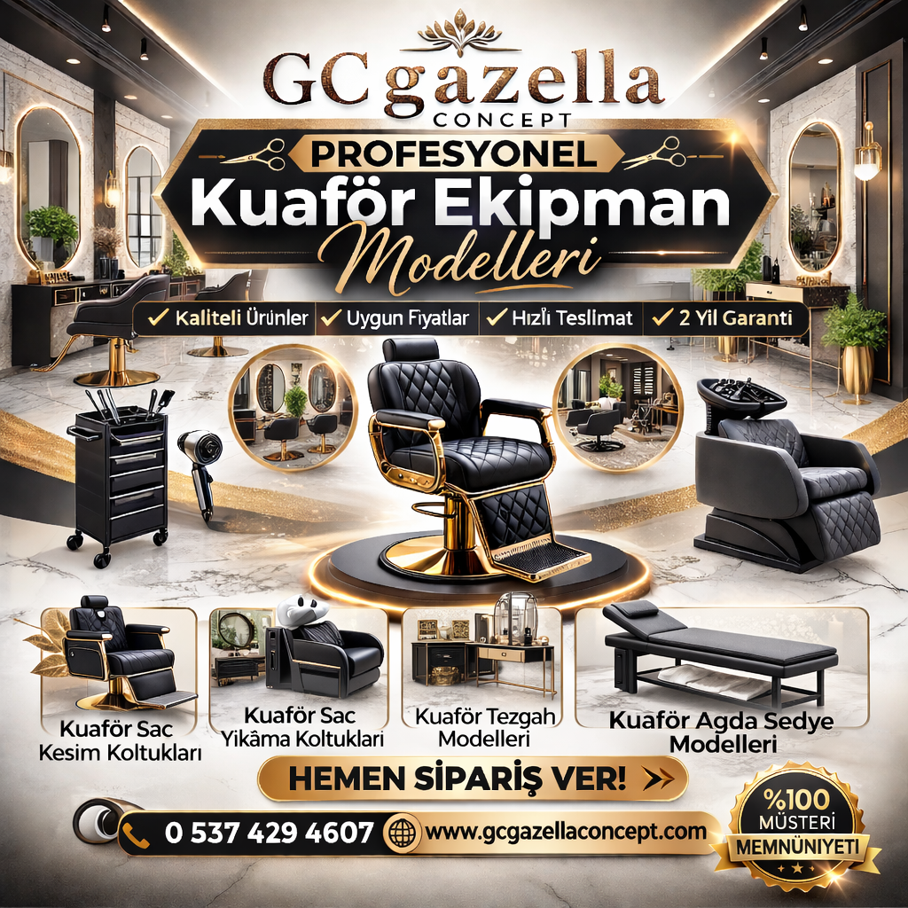 Kuaför Ekipman Modelleri