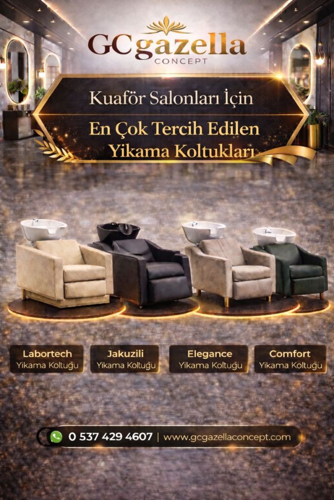 Kuaför Salonları İçin En Çok Tercih Edilen Yıkama Koltukları