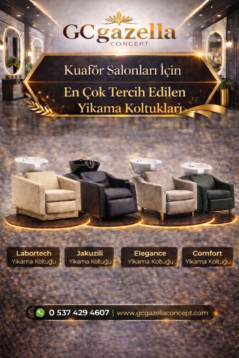 Kuaför Salonları İçin En Çok Tercih Edilen Yıkama Koltukları