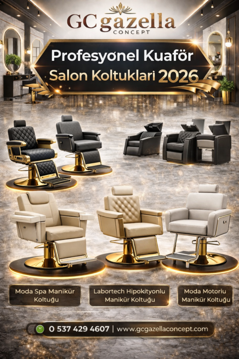 Profesyonel Kuaför Salon Koltukları 2026