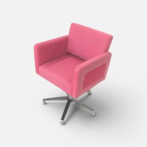 kuaför koltuğu -saç kesim ve Tarama Gazellaconcept Pembe