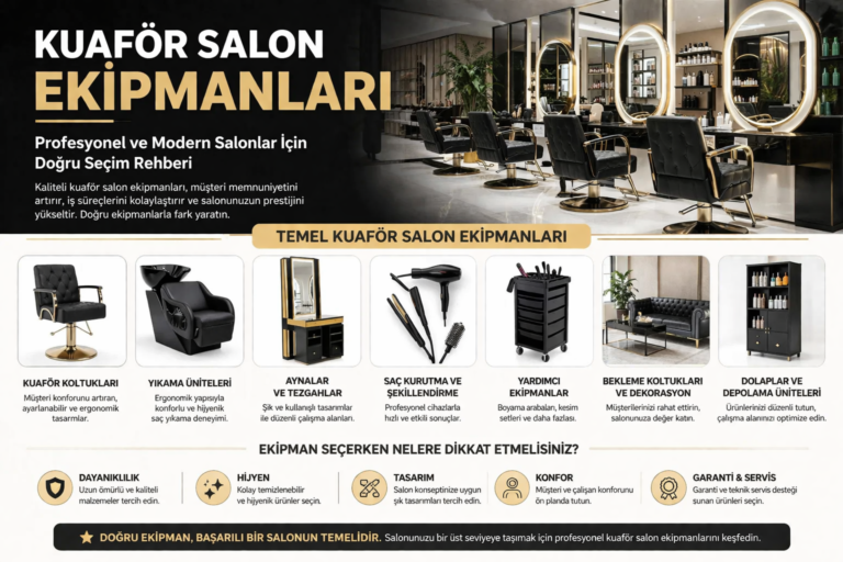 kuaför salon ekipmanları