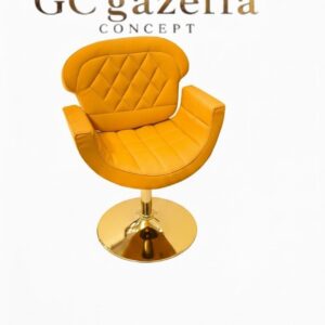Kuaför Saç Kesim Koltuğu - Sarı Tepsi ayak sarı gazella concept