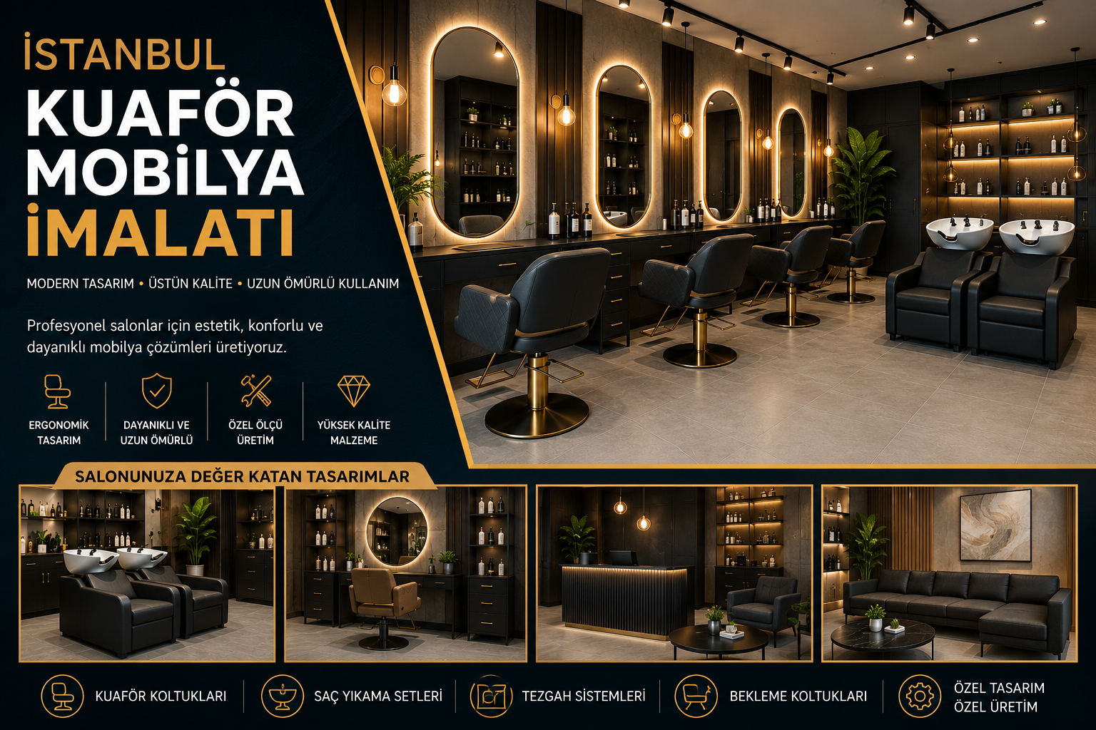 İstanbul kuaför mobilya imalatı