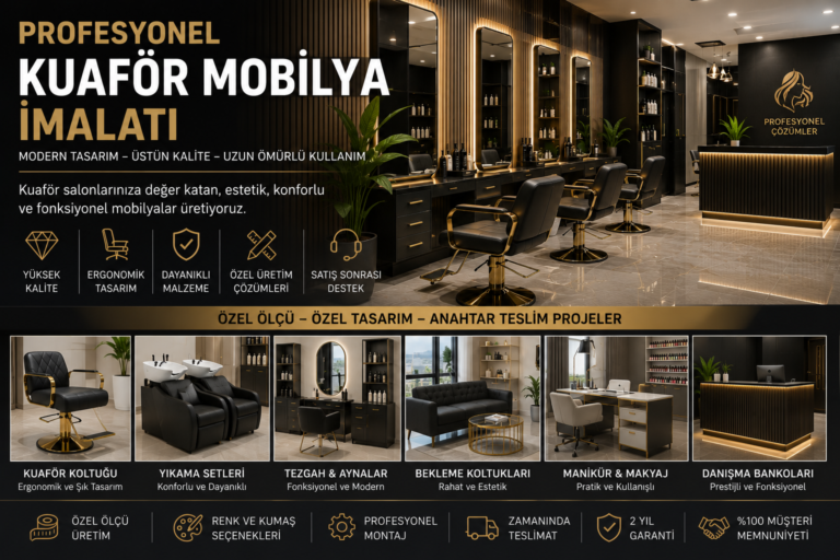 Profesyonel Kuaför Mobilya İmalatı